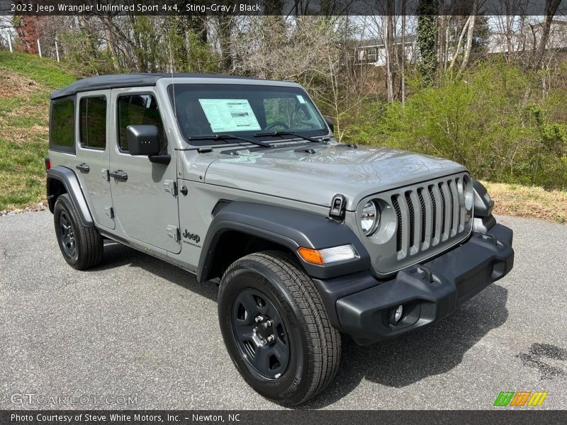 Front 3/4 View of 2023 Wrangler Unlimited Sport 4x4