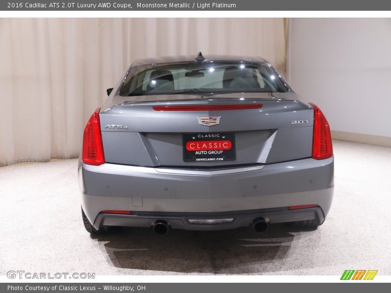 Moonstone Metallic / Light Platinum 2016 Cadillac ATS 2.0T Luxury AWD Coupe