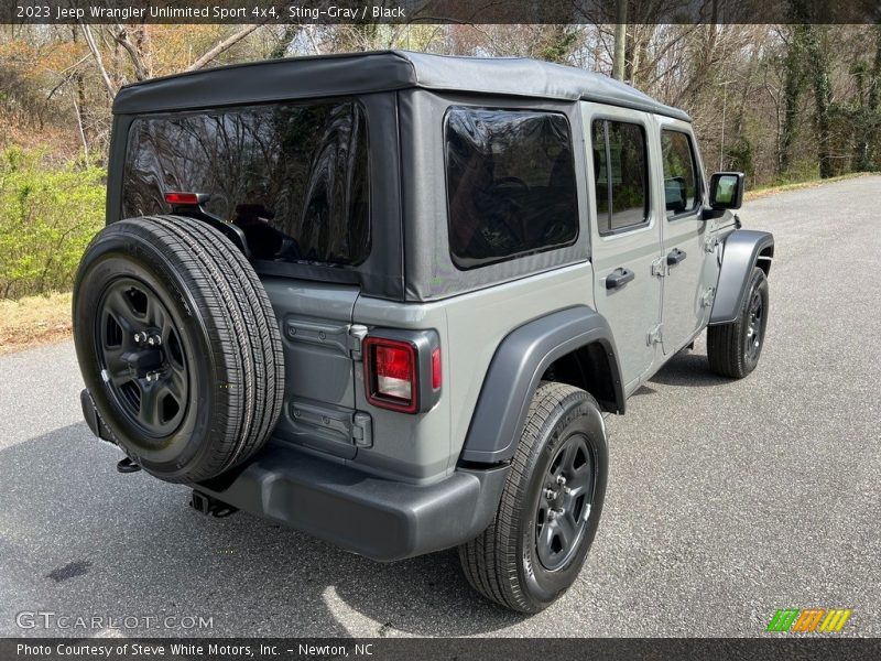 Sting-Gray / Black 2023 Jeep Wrangler Unlimited Sport 4x4