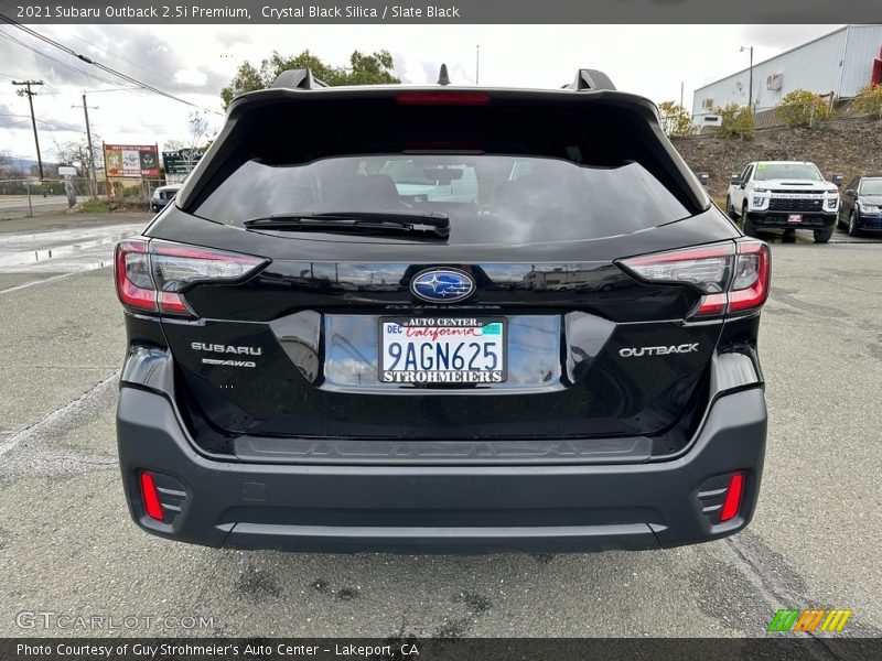 Crystal Black Silica / Slate Black 2021 Subaru Outback 2.5i Premium