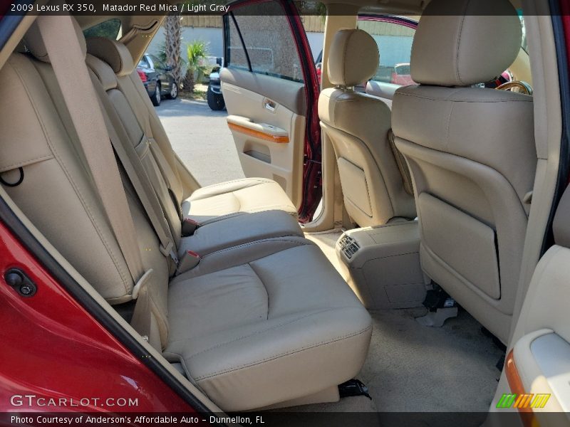 Matador Red Mica / Light Gray 2009 Lexus RX 350