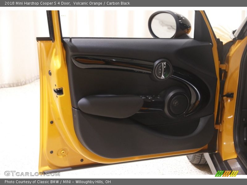 Volcanic Orange / Carbon Black 2018 Mini Hardtop Cooper S 4 Door