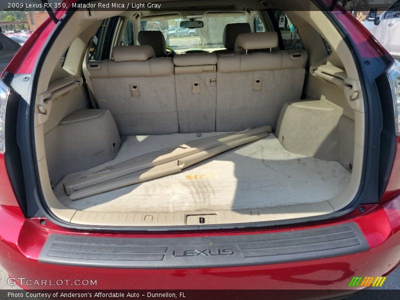 Matador Red Mica / Light Gray 2009 Lexus RX 350