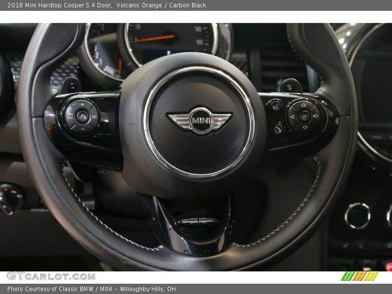 Volcanic Orange / Carbon Black 2018 Mini Hardtop Cooper S 4 Door