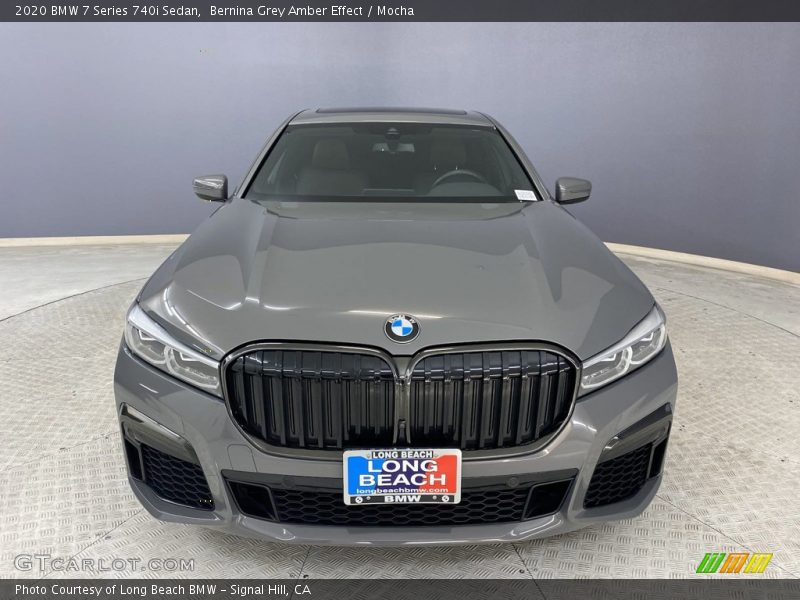 Bernina Grey Amber Effect / Mocha 2020 BMW 7 Series 740i Sedan