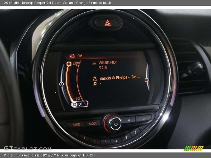 Volcanic Orange / Carbon Black 2018 Mini Hardtop Cooper S 4 Door