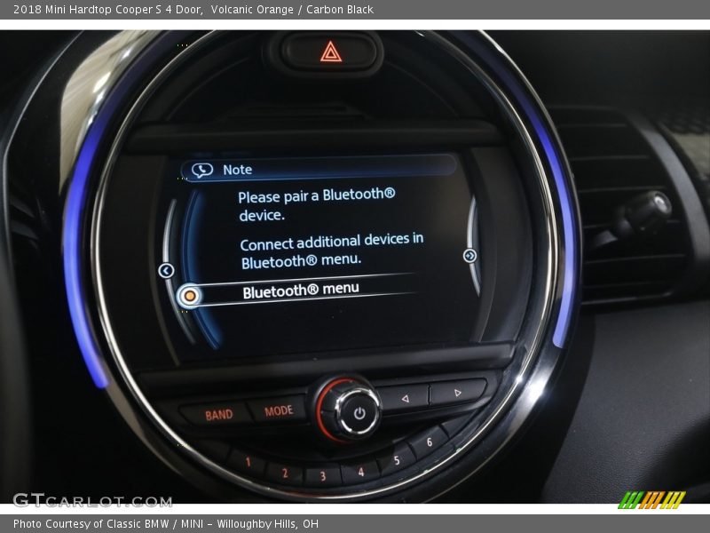 Volcanic Orange / Carbon Black 2018 Mini Hardtop Cooper S 4 Door