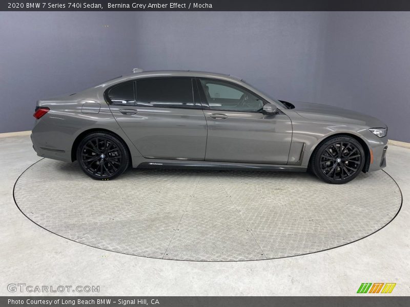 Bernina Grey Amber Effect / Mocha 2020 BMW 7 Series 740i Sedan