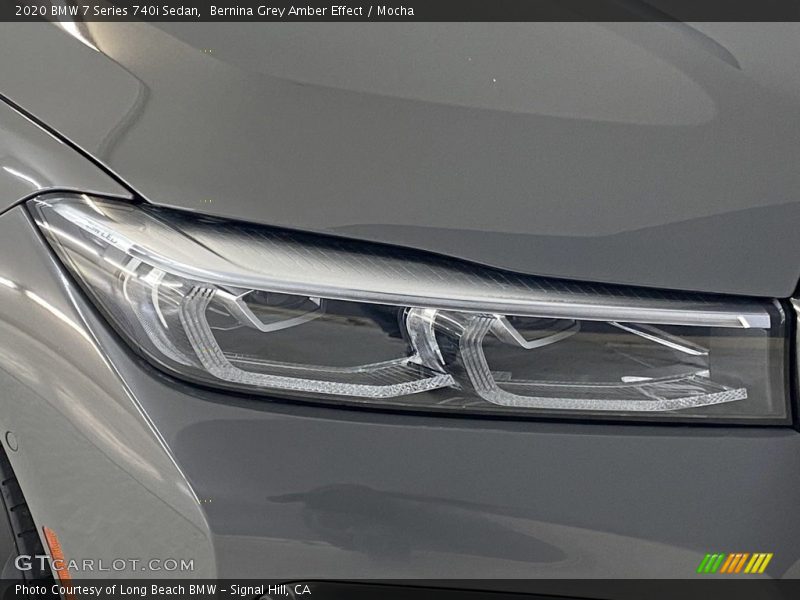 Bernina Grey Amber Effect / Mocha 2020 BMW 7 Series 740i Sedan