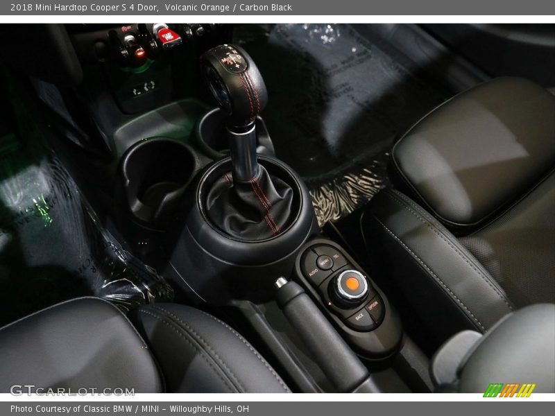 Volcanic Orange / Carbon Black 2018 Mini Hardtop Cooper S 4 Door