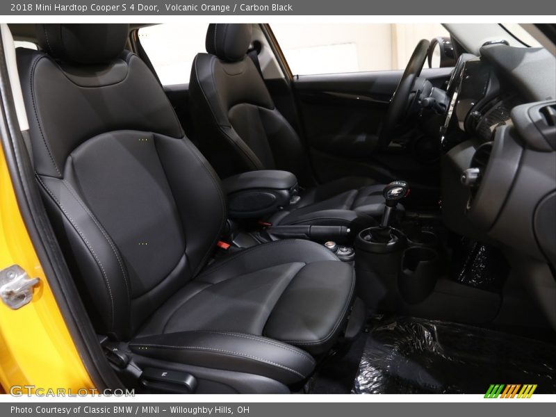 Volcanic Orange / Carbon Black 2018 Mini Hardtop Cooper S 4 Door