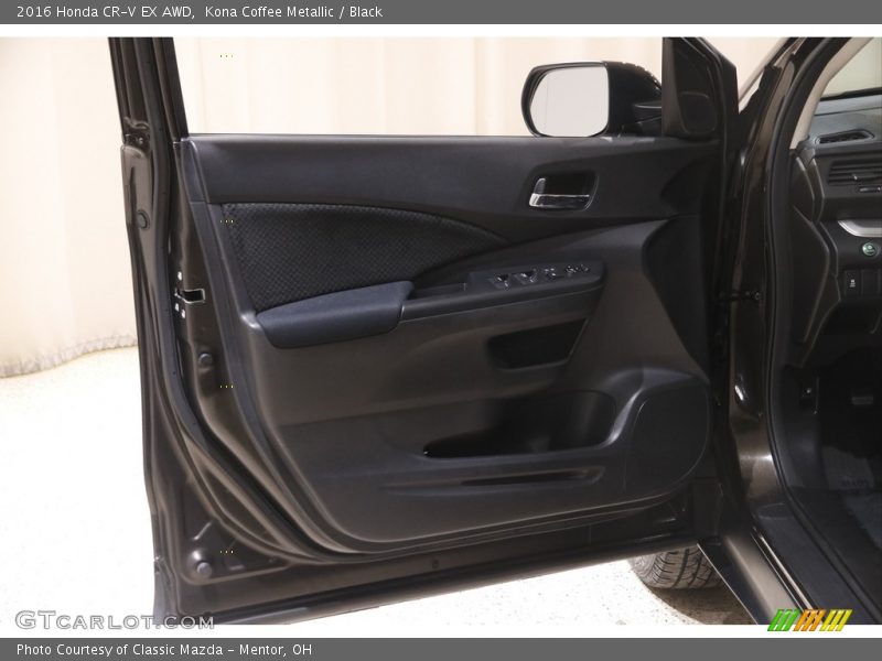 Kona Coffee Metallic / Black 2016 Honda CR-V EX AWD