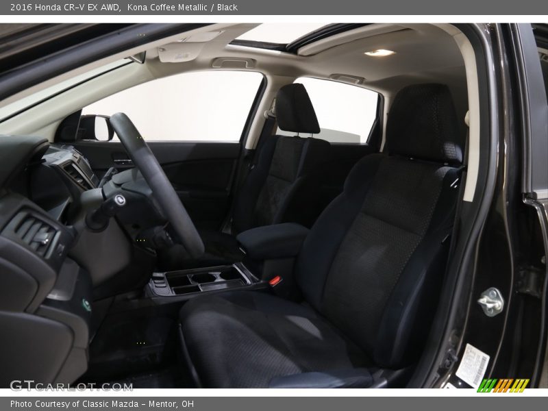 Kona Coffee Metallic / Black 2016 Honda CR-V EX AWD