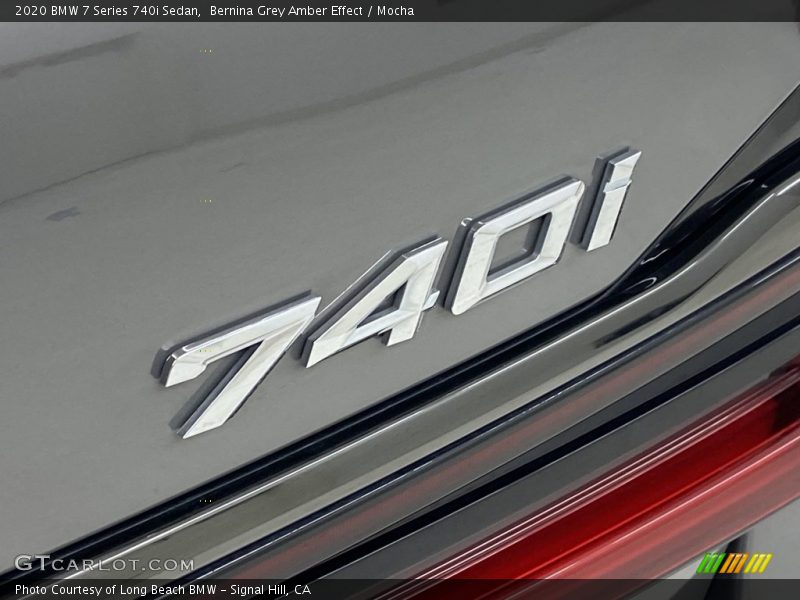 Bernina Grey Amber Effect / Mocha 2020 BMW 7 Series 740i Sedan