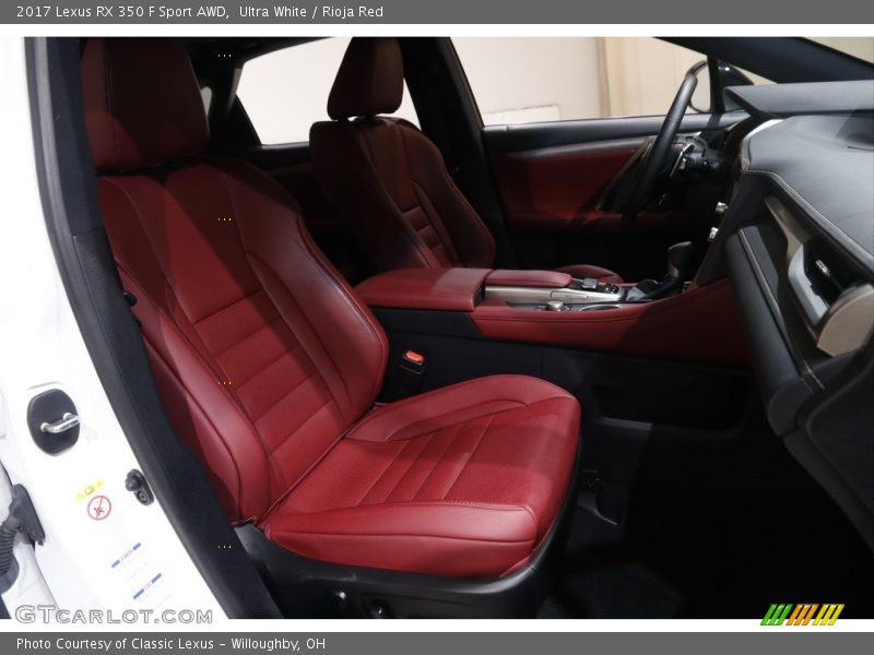Ultra White / Rioja Red 2017 Lexus RX 350 F Sport AWD