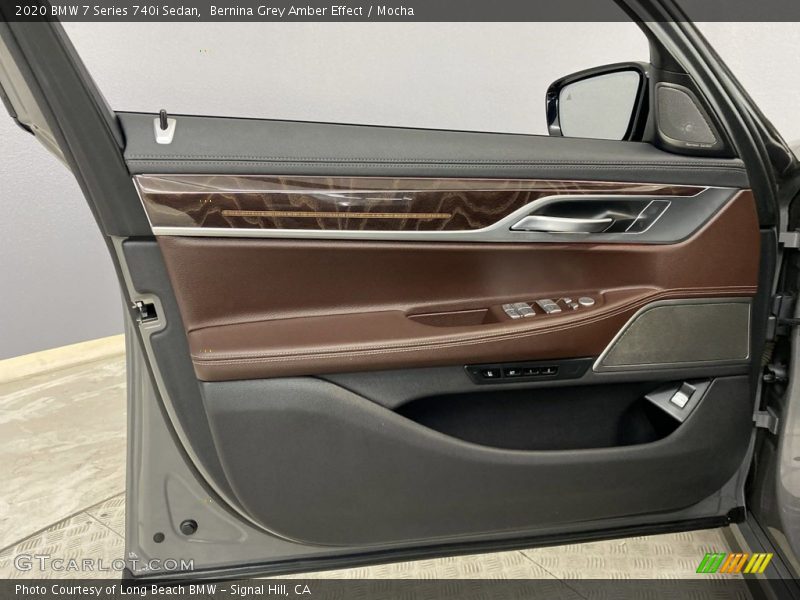 Bernina Grey Amber Effect / Mocha 2020 BMW 7 Series 740i Sedan