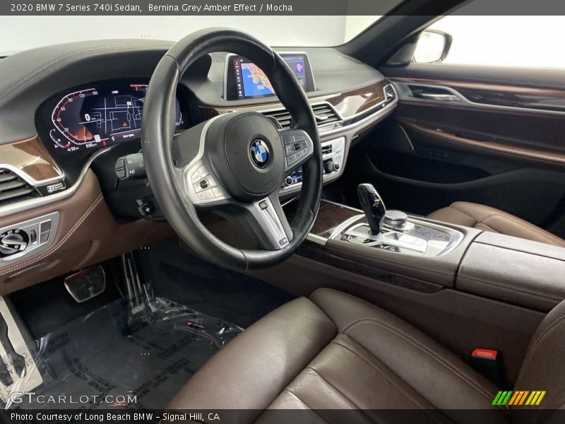  2020 7 Series 740i Sedan Mocha Interior