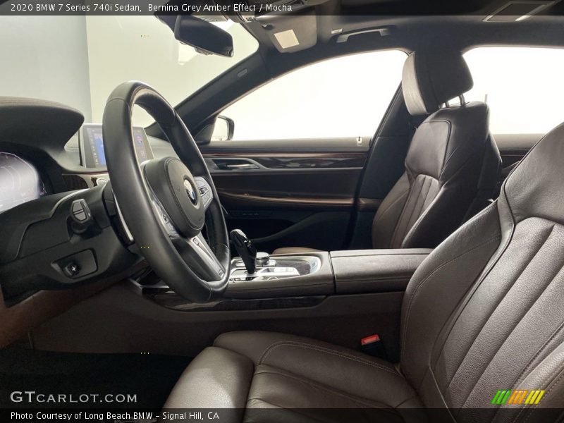 Bernina Grey Amber Effect / Mocha 2020 BMW 7 Series 740i Sedan