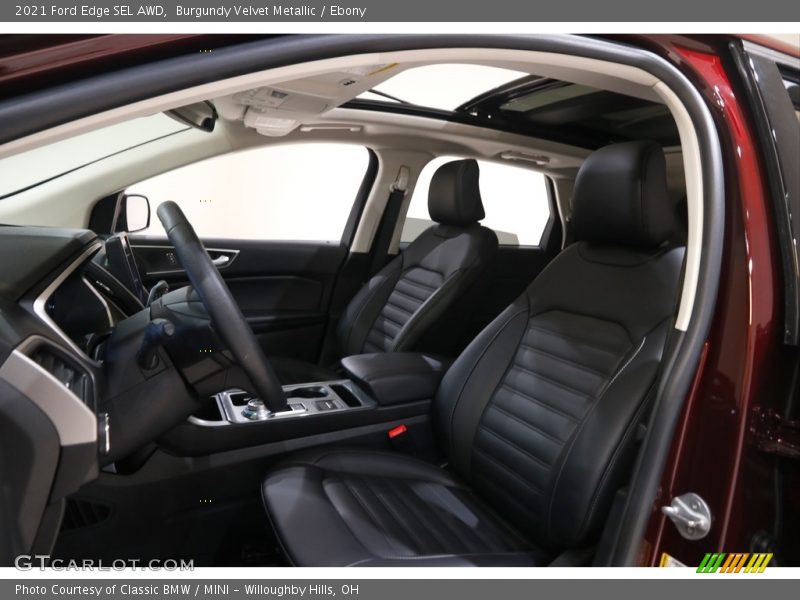 Burgundy Velvet Metallic / Ebony 2021 Ford Edge SEL AWD