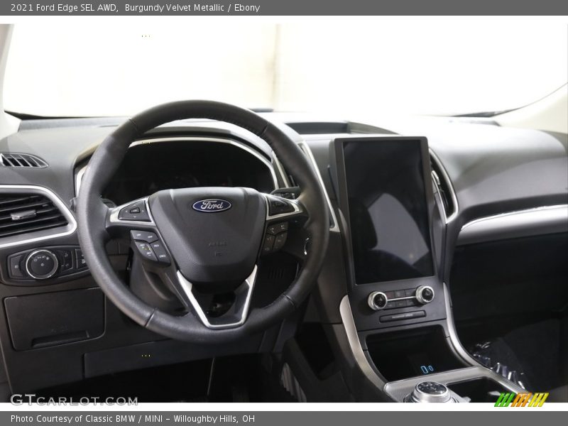 Burgundy Velvet Metallic / Ebony 2021 Ford Edge SEL AWD