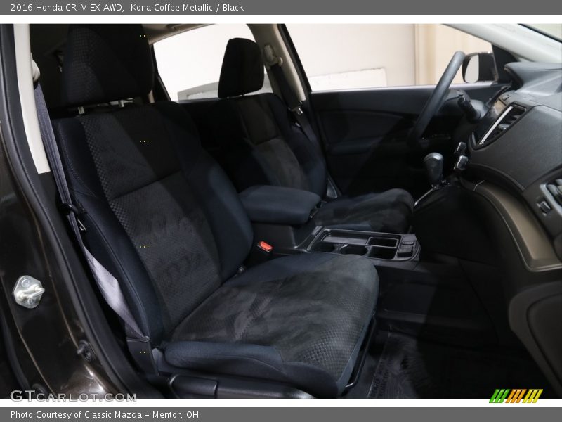 Kona Coffee Metallic / Black 2016 Honda CR-V EX AWD