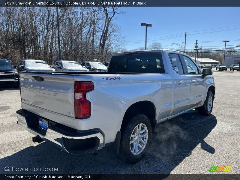 Silver Ice Metallic / Jet Black 2020 Chevrolet Silverado 1500 LT Double Cab 4x4