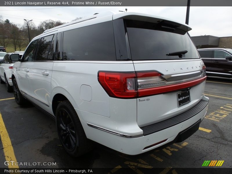 Pristine White / Russet/Ebony 2021 Lincoln Navigator L Reserve 4x4