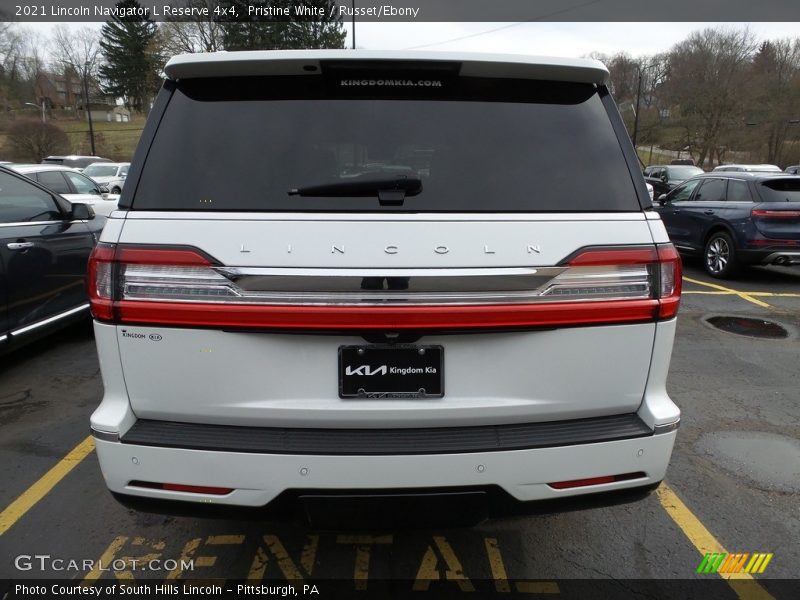 Pristine White / Russet/Ebony 2021 Lincoln Navigator L Reserve 4x4