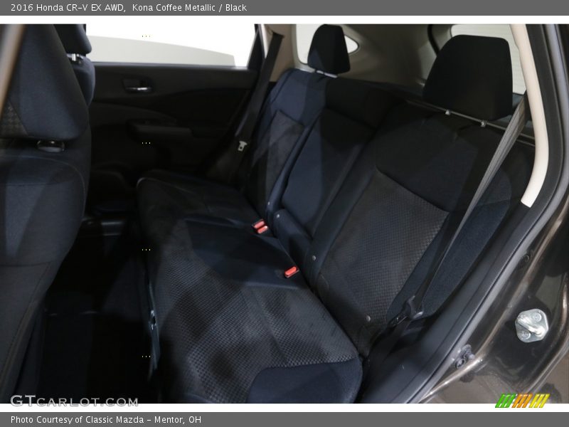 Kona Coffee Metallic / Black 2016 Honda CR-V EX AWD