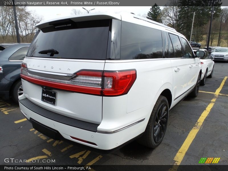 Pristine White / Russet/Ebony 2021 Lincoln Navigator L Reserve 4x4
