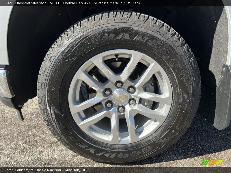 Silver Ice Metallic / Jet Black 2020 Chevrolet Silverado 1500 LT Double Cab 4x4