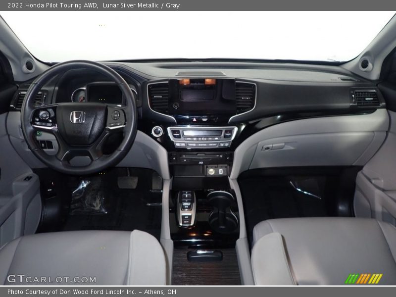 Lunar Silver Metallic / Gray 2022 Honda Pilot Touring AWD