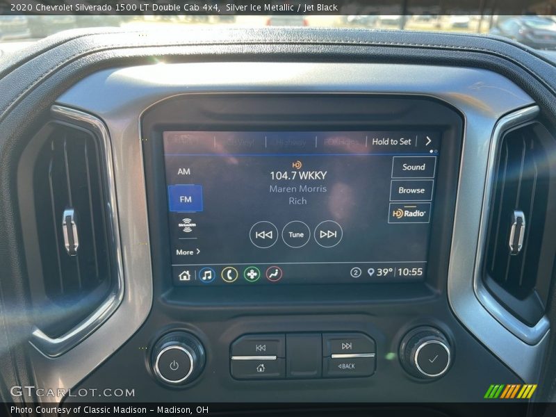 Silver Ice Metallic / Jet Black 2020 Chevrolet Silverado 1500 LT Double Cab 4x4