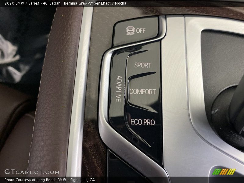 Bernina Grey Amber Effect / Mocha 2020 BMW 7 Series 740i Sedan