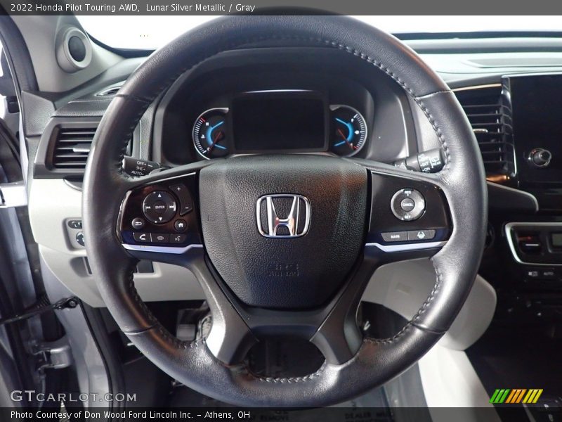 Lunar Silver Metallic / Gray 2022 Honda Pilot Touring AWD