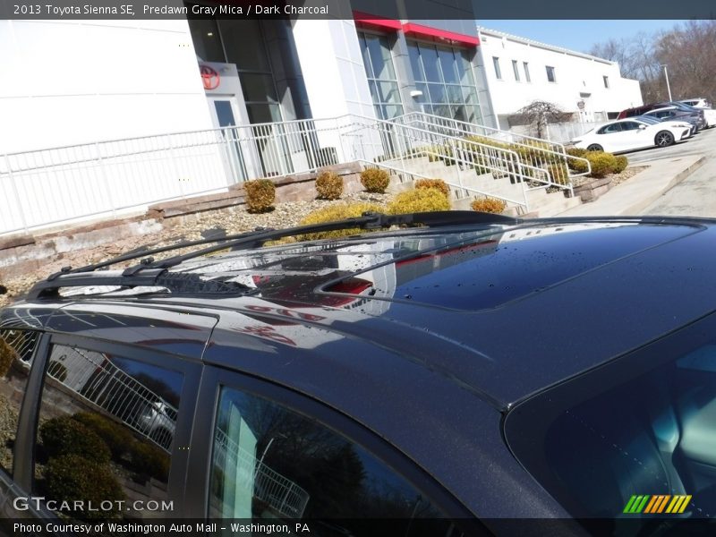 Predawn Gray Mica / Dark Charcoal 2013 Toyota Sienna SE
