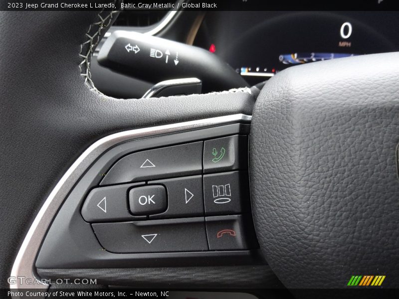 Baltic Gray Metallic / Global Black 2023 Jeep Grand Cherokee L Laredo