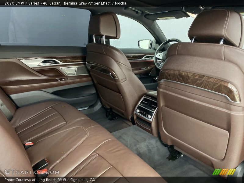 Rear Seat of 2020 7 Series 740i Sedan