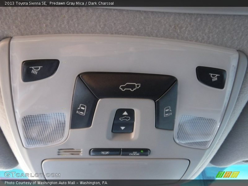 Predawn Gray Mica / Dark Charcoal 2013 Toyota Sienna SE