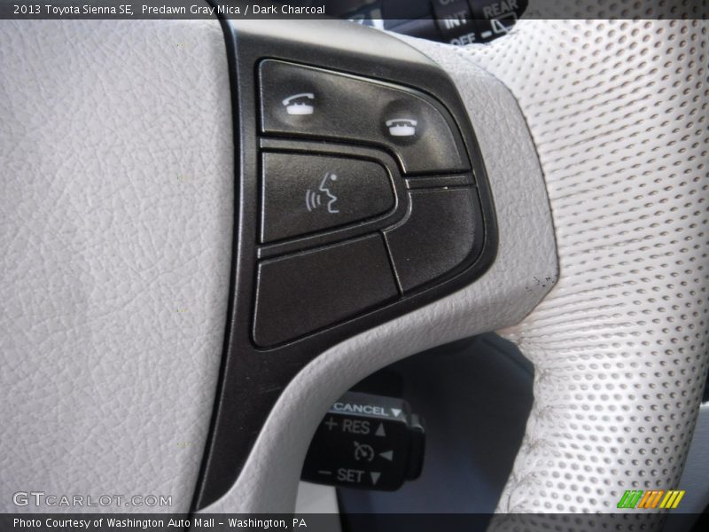 Predawn Gray Mica / Dark Charcoal 2013 Toyota Sienna SE