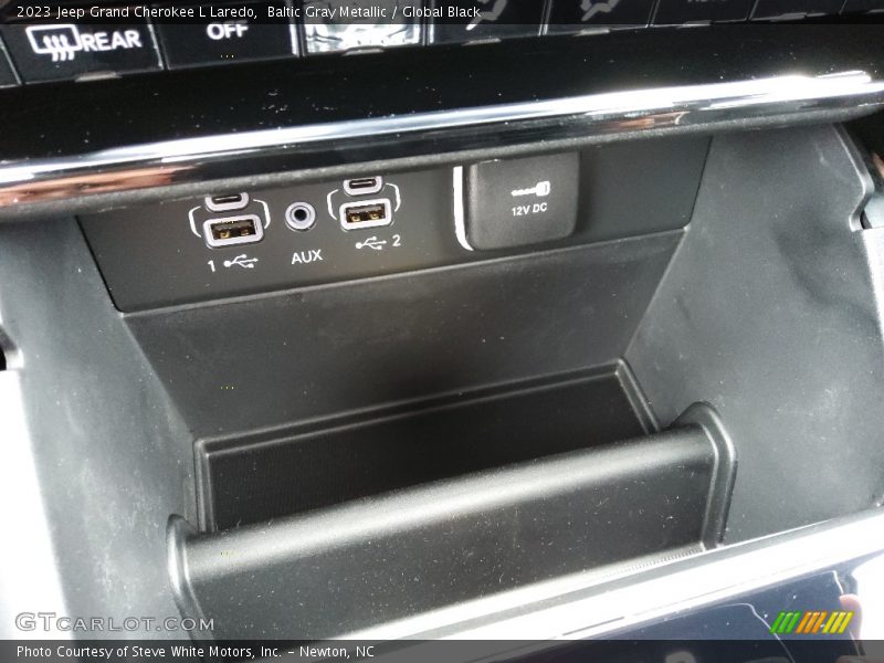 Baltic Gray Metallic / Global Black 2023 Jeep Grand Cherokee L Laredo