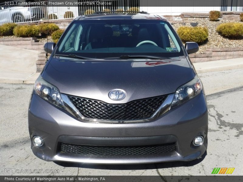 Predawn Gray Mica / Dark Charcoal 2013 Toyota Sienna SE