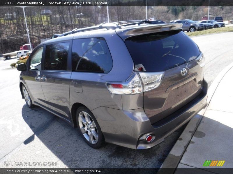 Predawn Gray Mica / Dark Charcoal 2013 Toyota Sienna SE