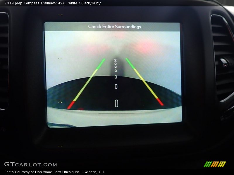 White / Black/Ruby 2019 Jeep Compass Trailhawk 4x4