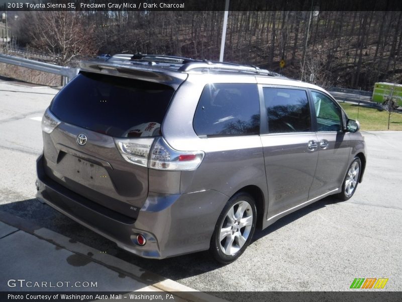 Predawn Gray Mica / Dark Charcoal 2013 Toyota Sienna SE