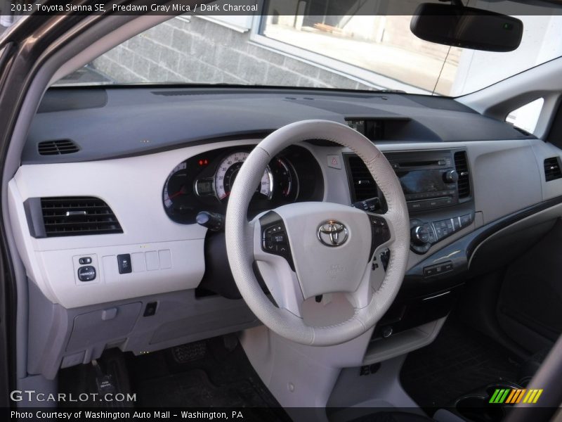 Predawn Gray Mica / Dark Charcoal 2013 Toyota Sienna SE