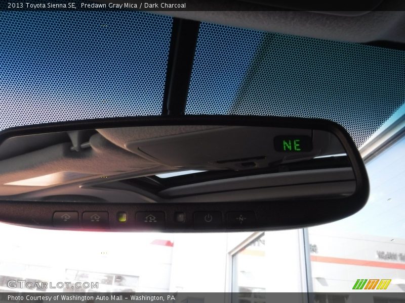 Predawn Gray Mica / Dark Charcoal 2013 Toyota Sienna SE