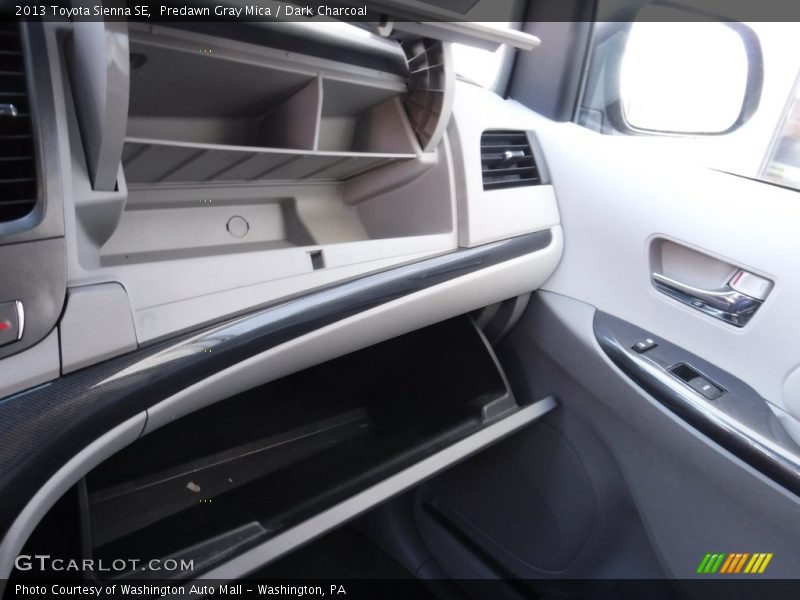 Predawn Gray Mica / Dark Charcoal 2013 Toyota Sienna SE