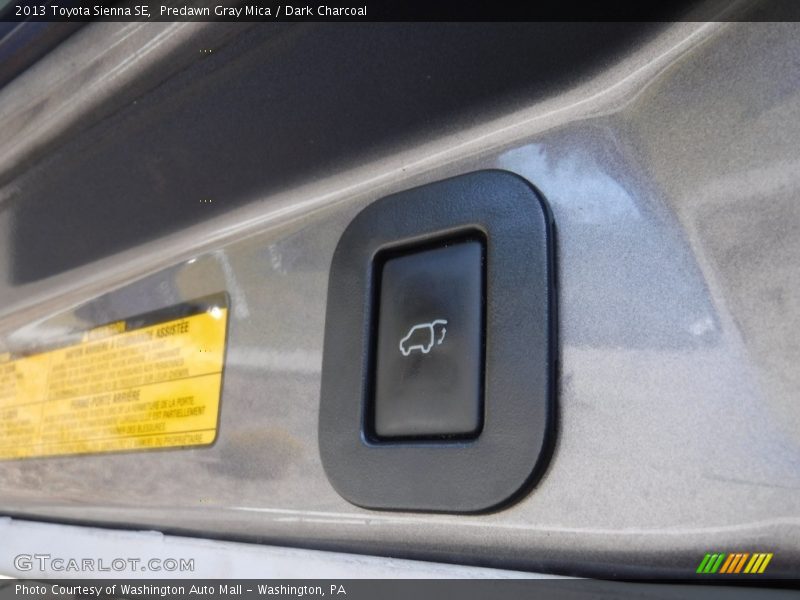 Predawn Gray Mica / Dark Charcoal 2013 Toyota Sienna SE