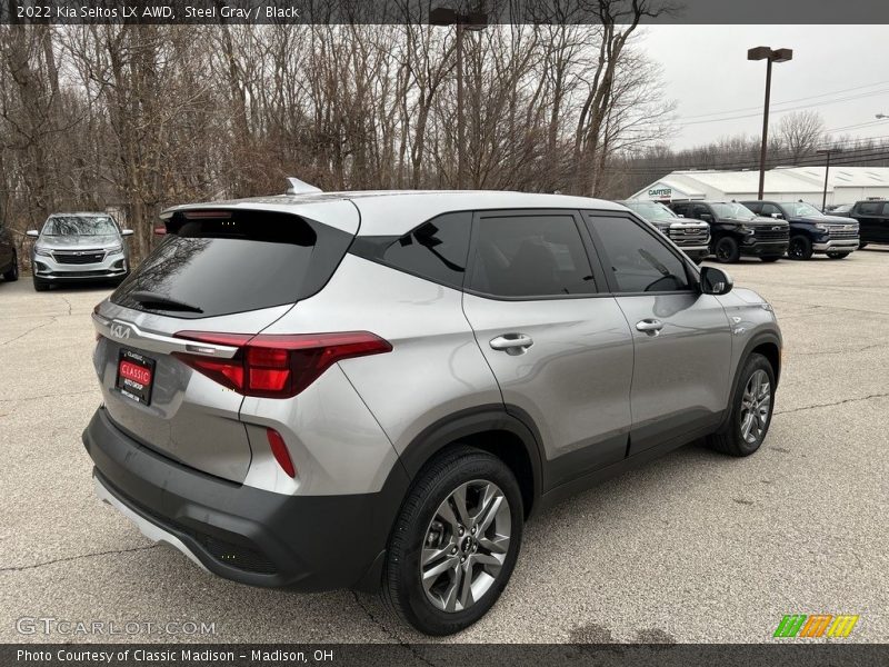 Steel Gray / Black 2022 Kia Seltos LX AWD